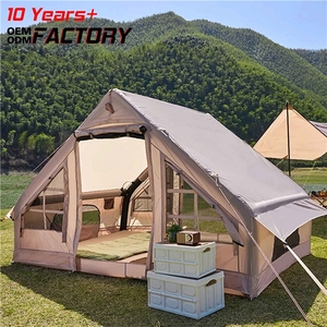 Carpa Inflable Premium para Acampar, Impermeable, para las Cuatro Estaciones, Fácil de Instalar, Resistente al Viento, Ignífuga, para Grupos Familiares - Product Image 1