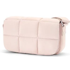 Crossbody Shoulder Bag Women's Winter Soft Padded Lightweight <b>Quilted</b> Nylon Puffy Handbag - Product Image 2