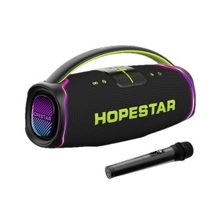 Altavoz Karaoke Portátil HOPESTAR A65 Original con Micrófono, 300w de Alta Potencia, Resistente al Agua, con Micrófono y Bluetooth - Product Image 5