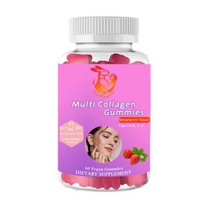 Gummies multi-collagène à marque privée OEM pour une peau saine, favorisent la croissance des cheveux et des ongles, gummies au collagène - Product Image 1