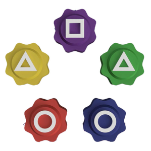 Ensemble de jeu coréen traditionnel Gonggi Jack Stone Pebbles (5 pièces) pour filles, jouet anti-stress pour attraper et lancer des pierres - Product Image 3