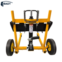 Chariot élévateur manuel hydraulique pliable mini 200 kg 850 mm, compact et portable, en métal, OEM, pour entrepôt, usage domestique et industriel