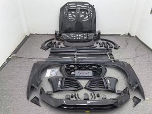 Kit carrosserie en fibre de carbone sèche MSY pour <span class=keywords><strong>Audi</strong></span> Q8 Rsq8, pare-chocs avant et arrière en fibre de carbone sèche, jupe latérale, spoiler, capot, kit carrosserie large - Product Image 6