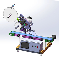 YIMU meilleurs produits de vente 2024 carton Express Box Machine automatique autocollant haut et bas côté plat avion étiqueteuse