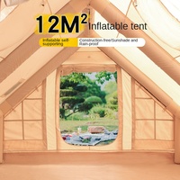 12 quatre saisons Oxford tissu plat tente gonflable Camping en plein air maison chambre étanche chaud épaissi nuit ensemble complet