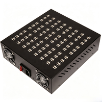 Station de charge de bureau silencieuse et à dissipation thermique avec 160 ports USB, chargeur rapide avec interrupteur d'alimentation 800W pour plusieurs appareils