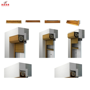 Volets roulants motorisés en alliage d'aluminium, <span class=keywords><strong>électrique</strong></span>s et sécurisés, durables, anti-UV, coulissants, coupe-vent pour entrepôt, personnalisables - Product Image 5