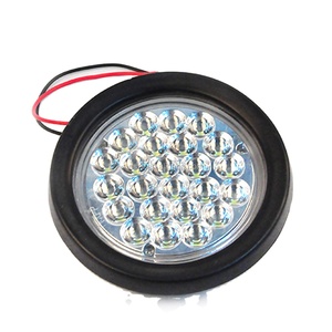 <span class=keywords><strong>Luce</strong></span> Circolare EURS Super Luminosa Rossa Bianca Gialla 0.24A 3.4W 12v 24 LED Fanale Posteriore per Camion - Product Image 3
