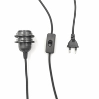 Douilles de lampe E27, E12, E14, Prise EU, Prise US, Prise australienne, Interrupteur d'éclairage 303, Câblage, Accessoires d'éclairage LED