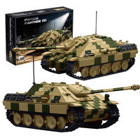 Nuevo Tanque Panzer Alemán Panther Ausf. 2026 Kit de Construcción de Modelos de Miniaturas de Juegos de Guerra Número 131, Bloques de Construcción para Adultos