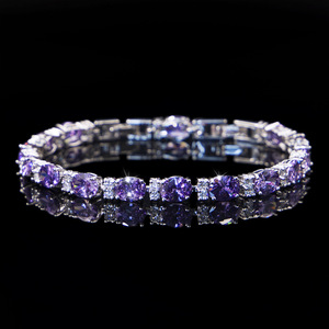 <span class=keywords><strong>Bracelet</strong></span> de qualité tendance et luxueux en <span class=keywords><strong>paracorde</strong></span> avec fermoir en laiton plaqué or 18 carats, chaîne trombone en laiton, perles de zircon et perles colorées pour femme - Product Image 3