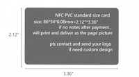 RFID PVC plastique blanc carte vierge 125KHz 13.56 NFC hôtel porte chambre cartes clés contrôle d'accès sans contact imprimable photo d'affaires