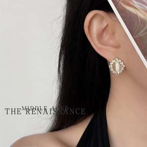 Boucles d'Oreilles Rétro Géométrique <span class=keywords><strong>Soleil</strong></span> Zircon Amour Femmes Boucles d'Oreilles Simple Bijoux Accessoire Cadeau - Product Image 5