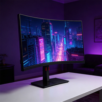 Nuevo Monitor Gaming Curvo de Alta Definición 2K Personalizable de 27 Pulgadas, 180hz, 2ms de Respuesta, para Uso en Escritorio
