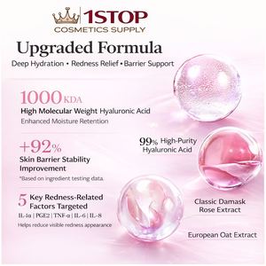 Tonique Hydratant Éclaircissant à la <span class=keywords><strong>Rose</strong></span> – <span class=keywords><strong>Eau</strong></span> <span class=keywords><strong>de</strong></span> <span class=keywords><strong>Rose</strong></span> Pure Rafraîchissante – Vente en Gros Usine <span class=keywords><strong>de</strong></span> Cosmétiques - Product Image 3