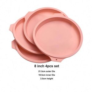 DIY 4 Inch Rainbow Cakes Round <b>Silicone</b> Cake Pans <b>Baking</b> Pan <b>Silicone</b> <b>Baking</b> Mold <b>Silicone</b> Disc Like Mold for Layer Cakes Cheese - Product Image 6