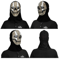 Masque militaire tactique pour Halloween, masque de cosplay pour adultes, costume d'airsoft, masque de personnage de jeu d'horreur
