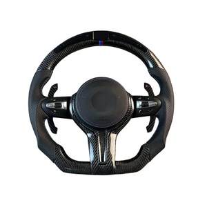 Volante de Fibra de Carbono Forjado para <span class=keywords><strong>BMW</strong></span> Led <span class=keywords><strong>F10</strong></span> F30 X3 G01 X5 F15 <span class=keywords><strong>328i</strong></span> M3 E70 E91 F11 E82 G80 540i F25 E36 M5 E87 F80 F21 F06 - Product Image 5