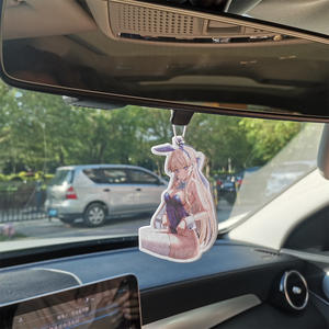 Odern Bunny Girl Shape Pixiv Désodorisants pour voiture Va-Va-Voom Orange Rose Lavande <span class=keywords><strong>Parfum</strong></span> de voiture en papier pour utilisation en club - Product Image 2