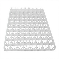 Plateau à œufs en plastique PP robuste, capacité 88 œufs, taille 50x36cm, poids 400g, pièces détachées pour incubateur industriel – Vente chaude