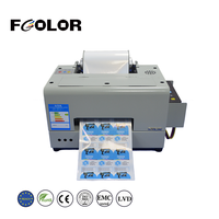Impresora Automática de Etiquetas de Inyección de Tinta Fcolor A4, 6 Colores, Tinta de Pigmento, Impresora de Tarjetas con Logotipo, con 1 Año de Garantía