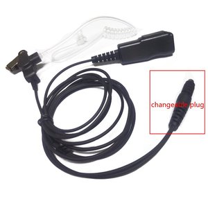 Écouteur à 2 fils avec micro <span class=keywords><strong>pour</strong></span> motorola Baofeng <span class=keywords><strong>Kenwood</strong></span> Accessoire <span class=keywords><strong>pour</strong></span> talkie-walkie radio bidirectionnel avec prise interchangeable - Product Image 1