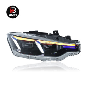 Faros Delanteros F30 para <span class=keywords><strong>BMW</strong></span> Serie 3 F35 2013-2018, Actualización LED con Luz Diurna, Faro Delantero para Parachoques, Conexión Directa - Product Image 1
