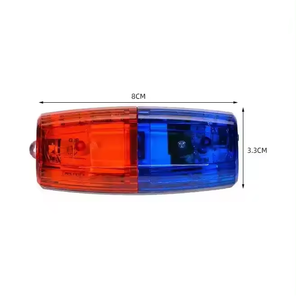 Dẫn an toàn giao thông Vai ánh sáng đèn <span class=keywords><strong>flash</strong></span> cảnh báo đèn với sạc kẹp cho đường sử dụng làm bằng nhựa - Product Image 3