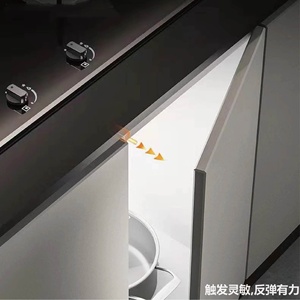 Plastic Furniture <b>Magnetic</b> Catch Door Positioning Rebounder Push-Button Mechanism for Drawers Cabinets-No Handle Hotel Apartment - Product Image 5