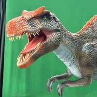 Modèle de dinosaure animatronique réaliste pour parc d'attractions électrique, idéal pour les parcs à thème sur les dinosaures
