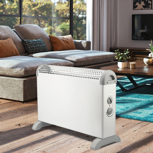 Nouveau style de radiateur électrique à convection en métal, portable, sur pied, 1800W, à économie d'énergie, télécommandé et réglable - Product Image 4