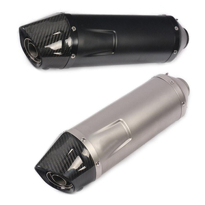 CHmotor Silencieux universel pour moto en fibre de carbone avec <span class=keywords><strong>DB</strong></span> <span class=keywords><strong>Killer</strong></span> pour Z900 CBR500R KTM390 RC390 R6 R1 Moto tout-terrain - Product Image 2
