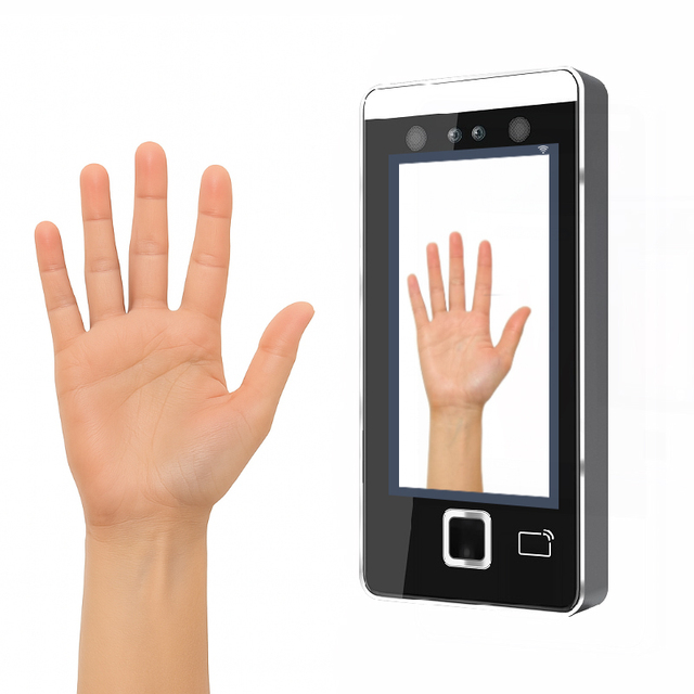 EBKN Waterproof Cloud Palm Recognition Palm Vein Scanner Waterproof Face Attendance Machine Access Control System