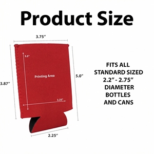 Custom Neoprene Beer Can <b>Coolers</b> Portable Collapsible Drink Sleeves Custom Color Silk Screen Printed Fashion Style Bulk - Product Image 2