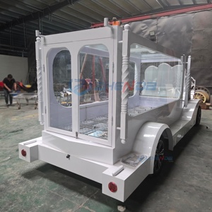 Luxury <b>Hearse</b> <b>for</b> <b>Sale</b> Vintage Funeral Car High Quality Antique Funeral <b>Hearse</b> Car White Electric Funeral <b>Hearse</b> - Product Image 3