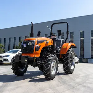 Tarım yüksek kaliteli 30HP 60HP 100HP 120HP 4x4 traktör yükleyici ve kazıcı