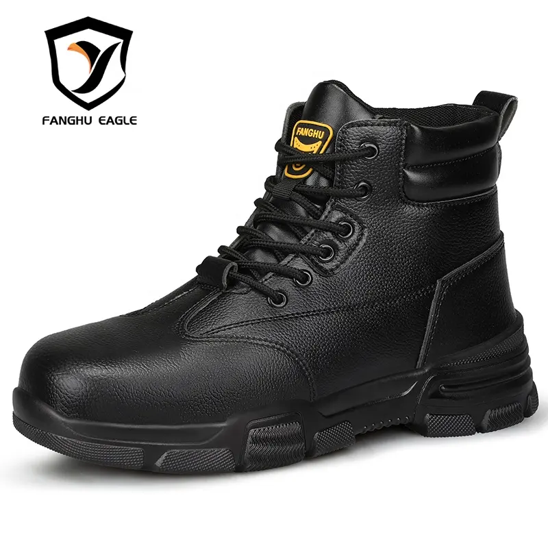 High-cut style anti-smashing anti-piercing wear-resistant and cost-effective safety shoes