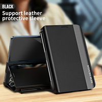 Étui portefeuille en cuir PU avec support pour stylet, protection intégrale antichoc pour iPhone Duo et Galaxy Z Fold 8 Ultra 8 7 6 5 4