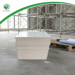 Pannello Sandwich Isolato in EPS da 150mm Personalizzato, Rivestimento in Metallo, Pannelli in Acciaio e Schiuma, Ignifughi e Insonorizzati per Costruzioni Edili - Product Image 1