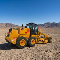 Niveleuse Liugong 4215 d'occasion, moteur Cummins, bon état, haute performance, machine de construction routière, faible nombre d'heures, garantie 1 an