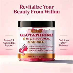 Gummies 9-en-1 au glutathion Glow from Within, marque privée |   Formule riche en antioxydants pour une peau plus éclatante et une détoxification - Product Image 2