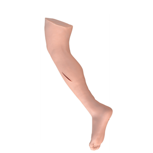 Modèle d'entraînement avancé pour la suture des jambes humaines grandeur nature en PVC pour la formation aux compétences de suture en traumatologie chirurgicale - Product Image 3