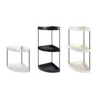 Étagère de rangement triangulaire murale de haute qualité pour cuisine, support d'angle pour assaisonnements, sans perforation, pour tri et rangement