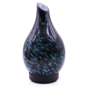 Yxbl Aroma Diffuser Leopard Print 3D Glass Ultrasonic Humidifier Led <b>Light</b> Home Use Less Than 0.5L - Product Image 4