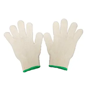 10G bianco fodere piccolo controllo industriale filati di cotone di lavoro a mano guanti per la gestione generale
