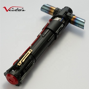 Lightsaber Jedi cosplay kim loại xử lý ánh sáng Saber dẫn laser chéo thanh kiếm blasterproffie v2.2 chip bao gồm cả lưỡi. - Product Image 2