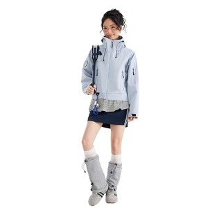 Veste d'extérieur coupe-vent et imperméable printemps-automne unisexe, simple couche, respirante, pour la montagne - Product Image 5