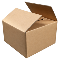 Boîte en carton ondulé, carton d'expédition kraft, boîte d'emballage pliable, impression de logo, recyclable pour l'e-commerce, l'envoi postal et le stockage