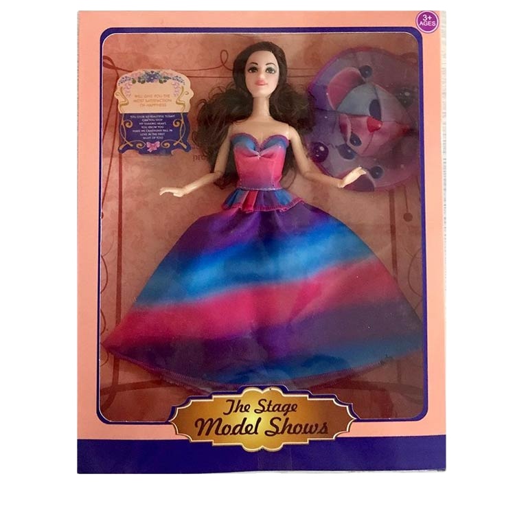 Лидер продаж, Детская кукла, модная женская Игрушка 11,5 дюйма, красивое платье, однотонные модные куклы для девочек с аксессуарами