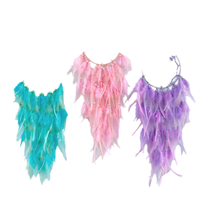 Atrapasueños Bohemios Hechos a Mano al por Mayor para Colgar en la Pared, Decoración del Hogar, Dormitorio, Balcón, Jardín, Fiesta, Cafetería, con Cuentas Pequeñas - Product Image 4